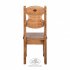 Состаренный стул для бани и кафе из массива дерева «Псковский»