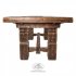 Деревянный стол под старину в русском стиле «Суздальский» от 2 м до 4 м