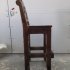 Высокий барный стул «Прованс» из массива дерева
