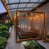 Кровать-качели из массива дерева «Бали-стайл»