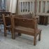 Угловая скамья деревянная под русскую старину «Суздальская»