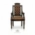 Кресло деревянное с мягкой обивкой «Купеческое»
