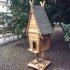  Декоративная избушка на курьих ножках из массива 