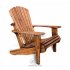 Садовое кресло Адирондак из дерева для улицы — Adirondack Chair — американская классика