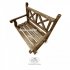 Деревянная скамейка «Курортная» в стиле прованс