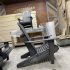 Садовое кресло Адирондак из дерева для улицы — Adirondack Chair — американская классика