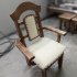Кресло из массива сосны с мягкой обивкой «Белгородское»