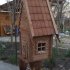  Декоративная избушка на курьих ножках из массива 