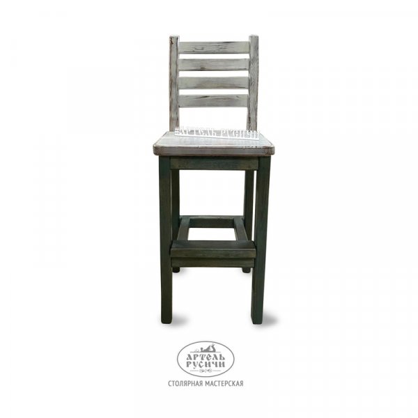 Характеристики  Барный стул из массива дерева «Бали-стайл»