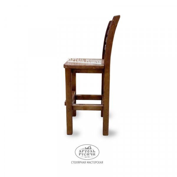 Характеристики Барный стул под старину из массива «Бали-стайл»