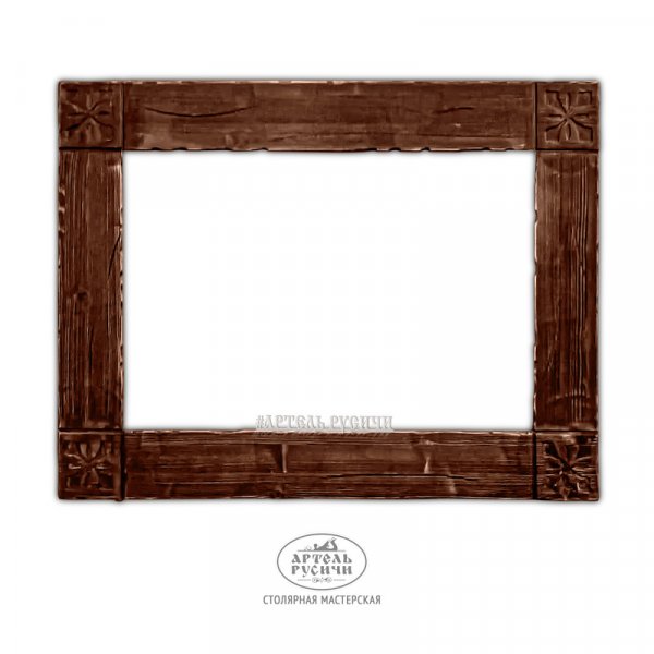 Характеристики Деревянная рамка под старину для зеркала или картины