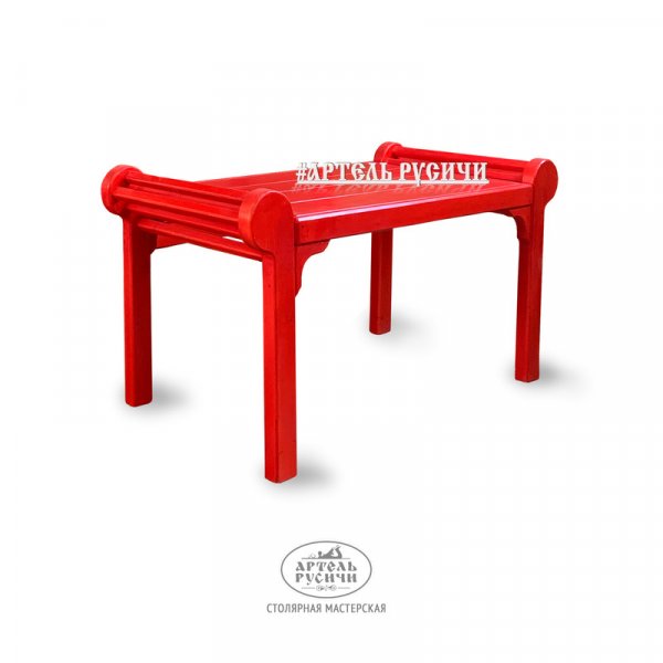 Характеристики Деревянный садовый стол в английском стиле из массива | RED