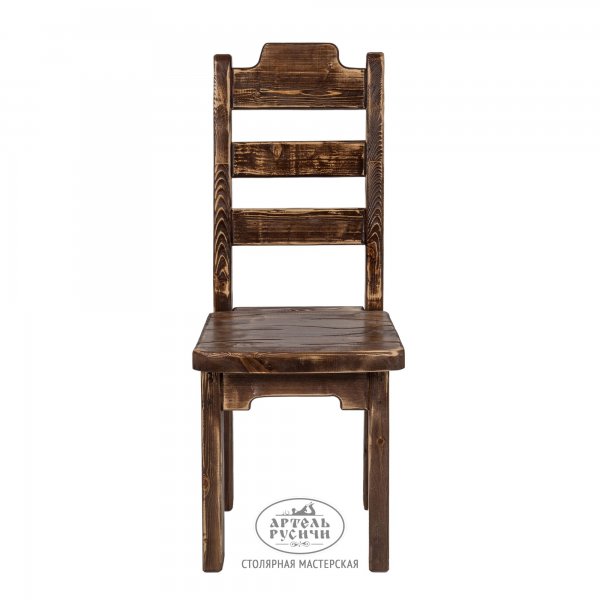 Характеристики Деревянный стул под старину русский лофт «Ладожский»