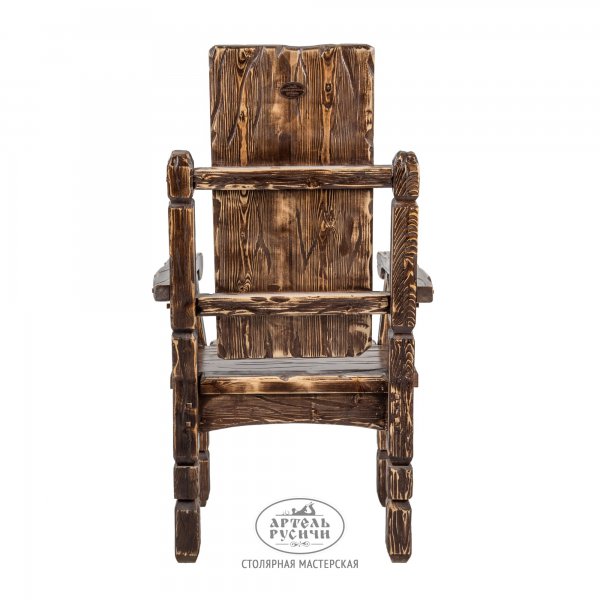 Характеристики Деревянный трон-кресло с резьбой «Суздальский»