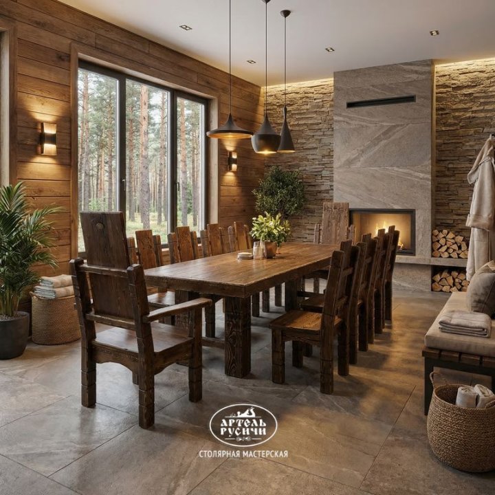 Характеристики Комплект под старину «Суздальский» с индивидуальной резьбой