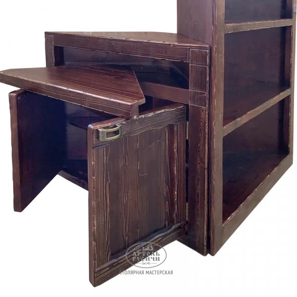 Характеристики Комплект угловой мебели под старину из коллекции «Ладожская»
