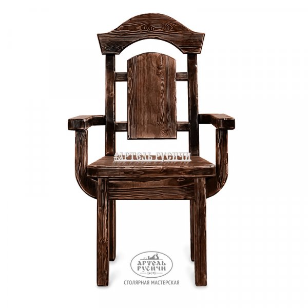 Характеристики Кресло из дерева под старину «Белгородское»