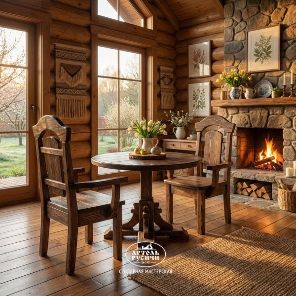 Характеристики Кресло из дерева под старину «Белгородское»