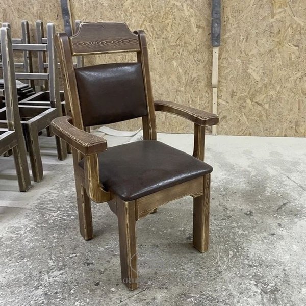 Характеристики Кресло с мягкой сидушкой и спинкой «Ладожское» 