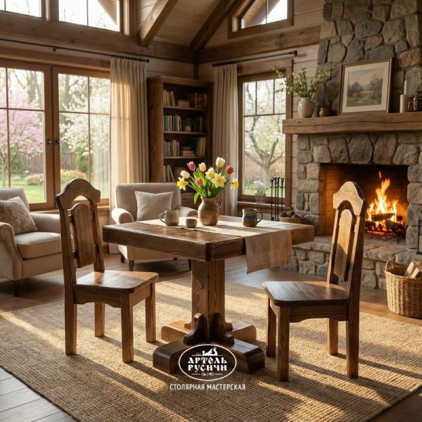 Характеристики Стул из дерева под старину Белгородский