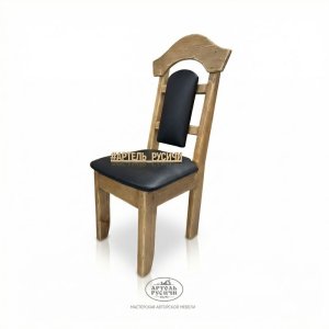 Стул из массива дерева с мягкими сидушкой и спинкой «Белгородский»