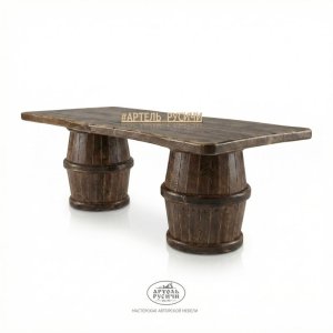 Журнальный столик из массива сосны «Бондарь»