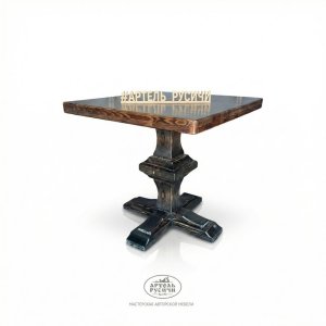 Квадратный стол из массива под старину на 2-4 персоны «Московия»