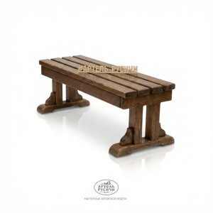 Лавка для бани из натурального дерева «Ладожская»