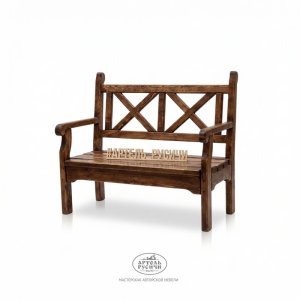 Деревянная скамейка «Курортная» в стиле прованс