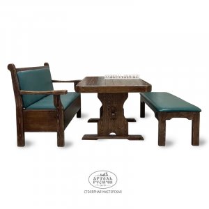 Комплект мебели из массива сосны «Новгородский»