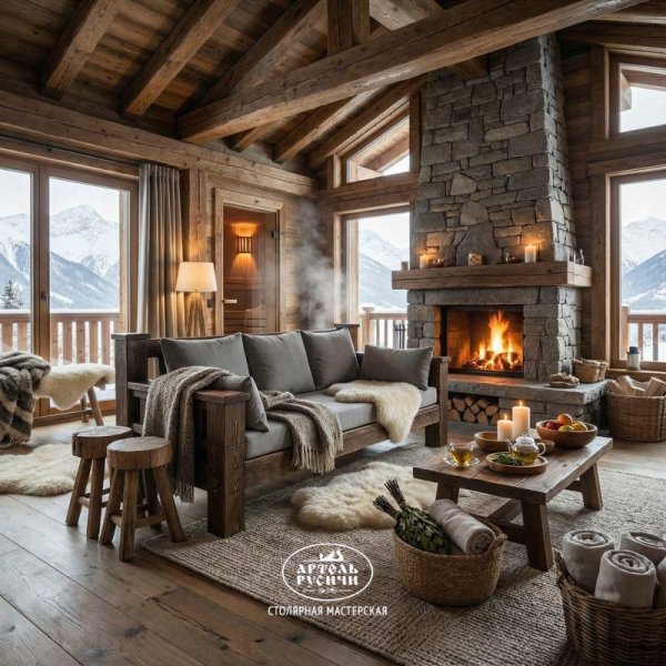 Мебель из массива для бани