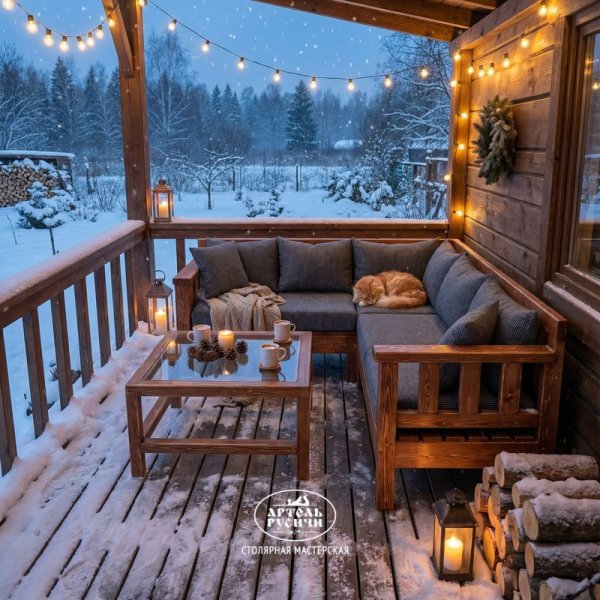 Диванная группа для открытой террасы