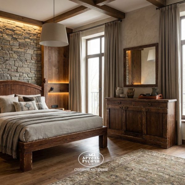 Мебель из натурального дерева для гостиниц, турбаз, отелей