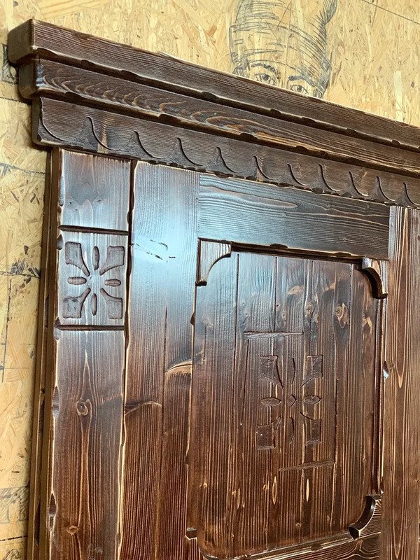 Деревянная дверь под старину «Суздальская»