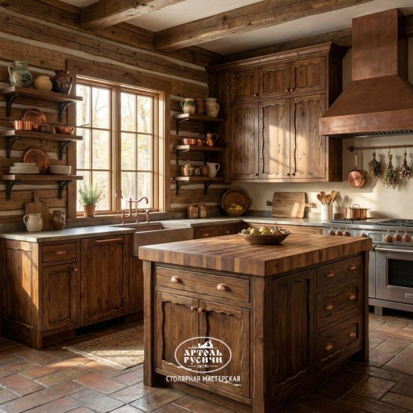 Деревянные фасады для кухонной мебели 