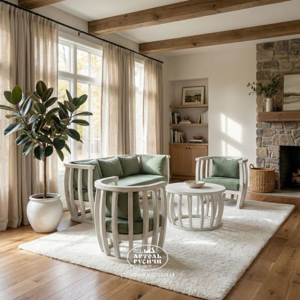 Диванная группа «Бали-стайл» в гостиной