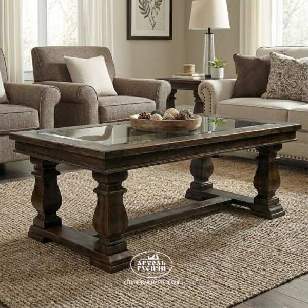 Журнальный столик в интерьере гостиной