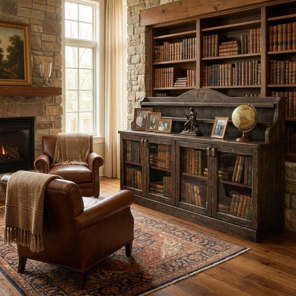 комод для книг — это новая классика современного интерьера