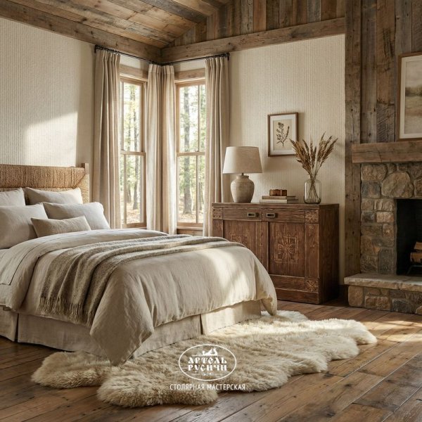 Комод из массива дерева «Суздальский» для бани 