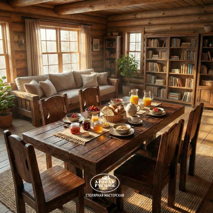 Комплект мебели под старину русский лофт фото