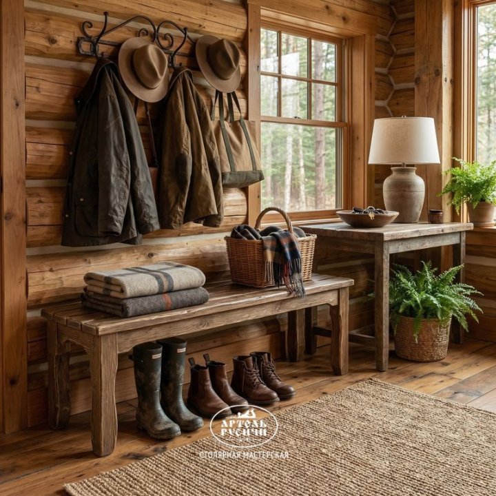 Садовая лавка из массива дерева «Псковская»