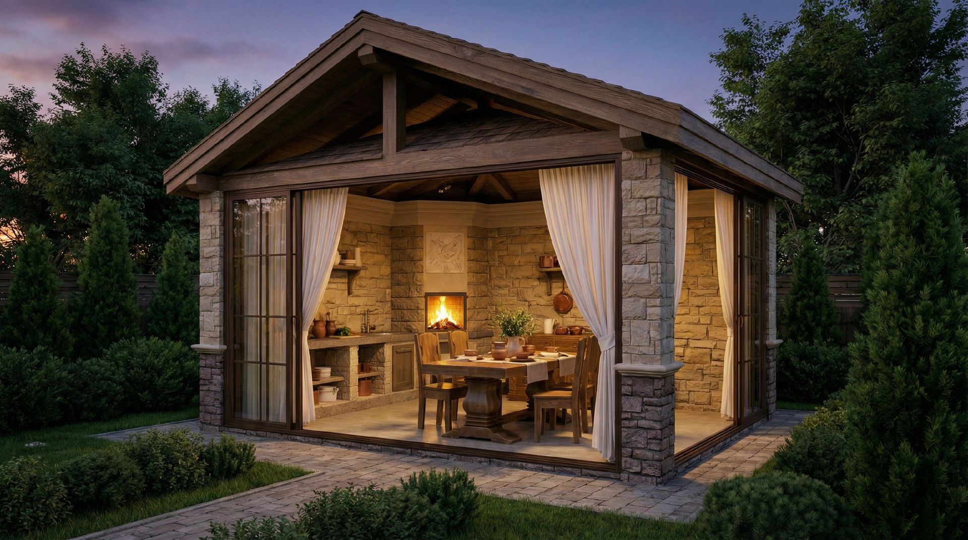 Летняя кухня