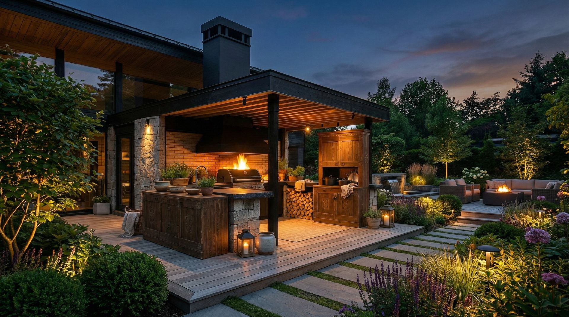  Мангальная зона