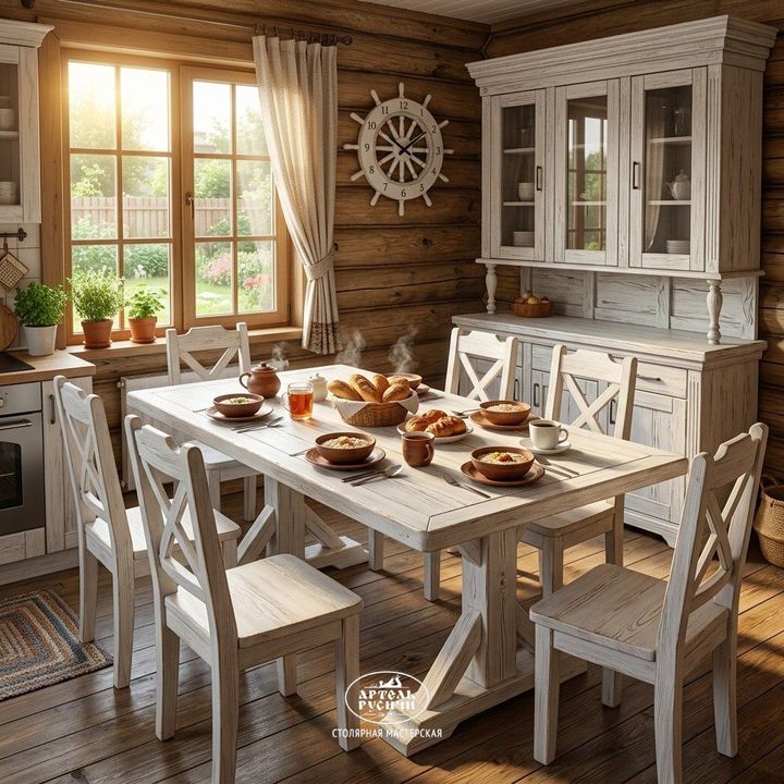 Деревянная мебель для кухни
