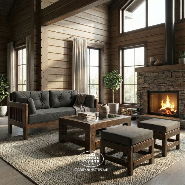 Диванная группа для гостиной, террасы и бани