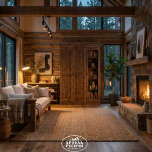 Мебель в деревянный дом