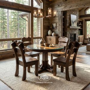 Мебель в деревянный дом