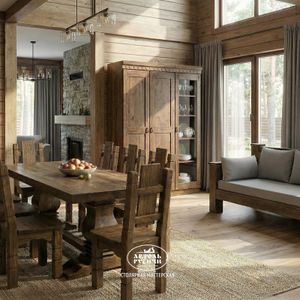 Мебель в деревянный дом